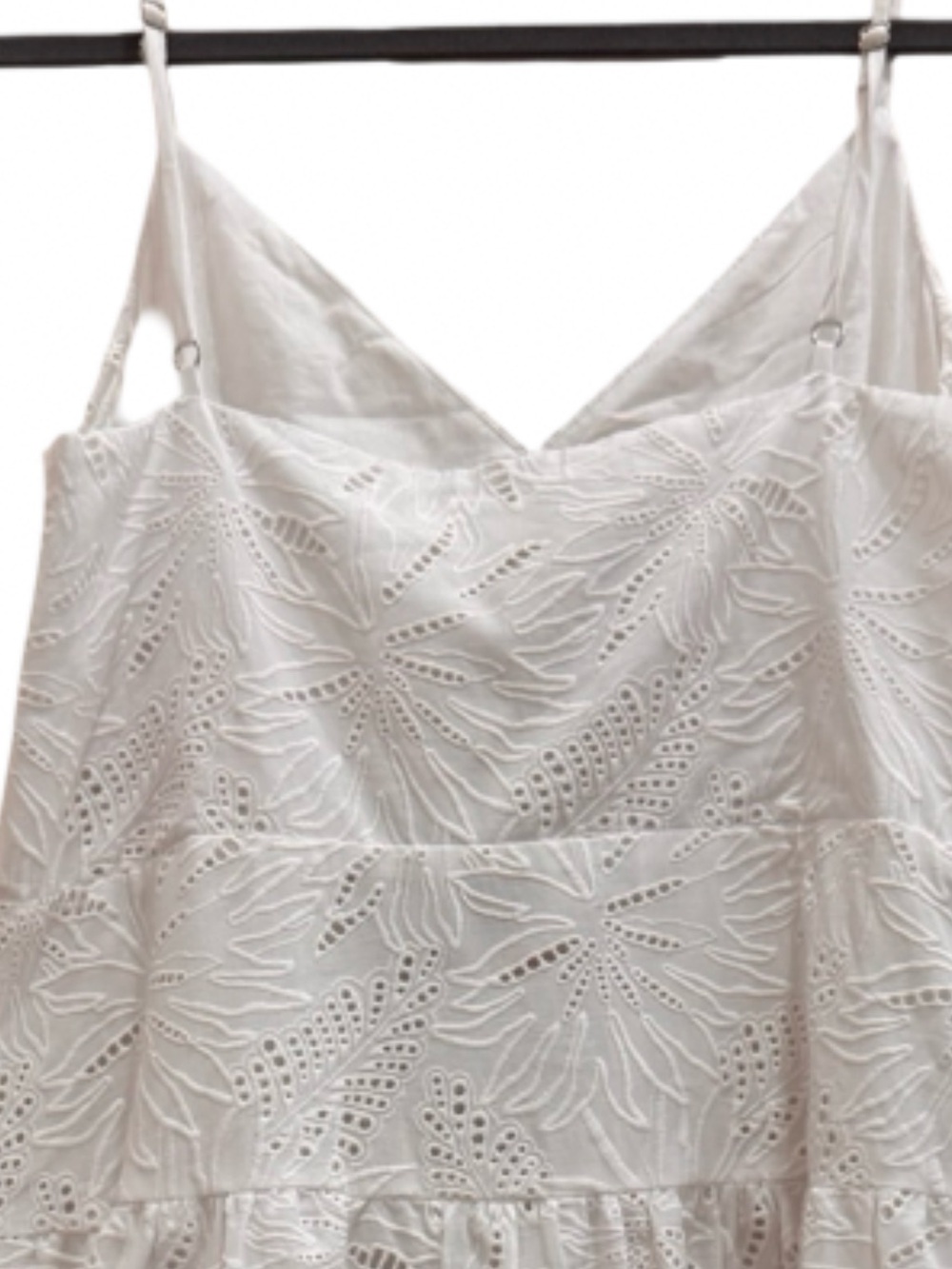 Michael Kors White Eyelet Tiered Sundress - Picture 6 of 11